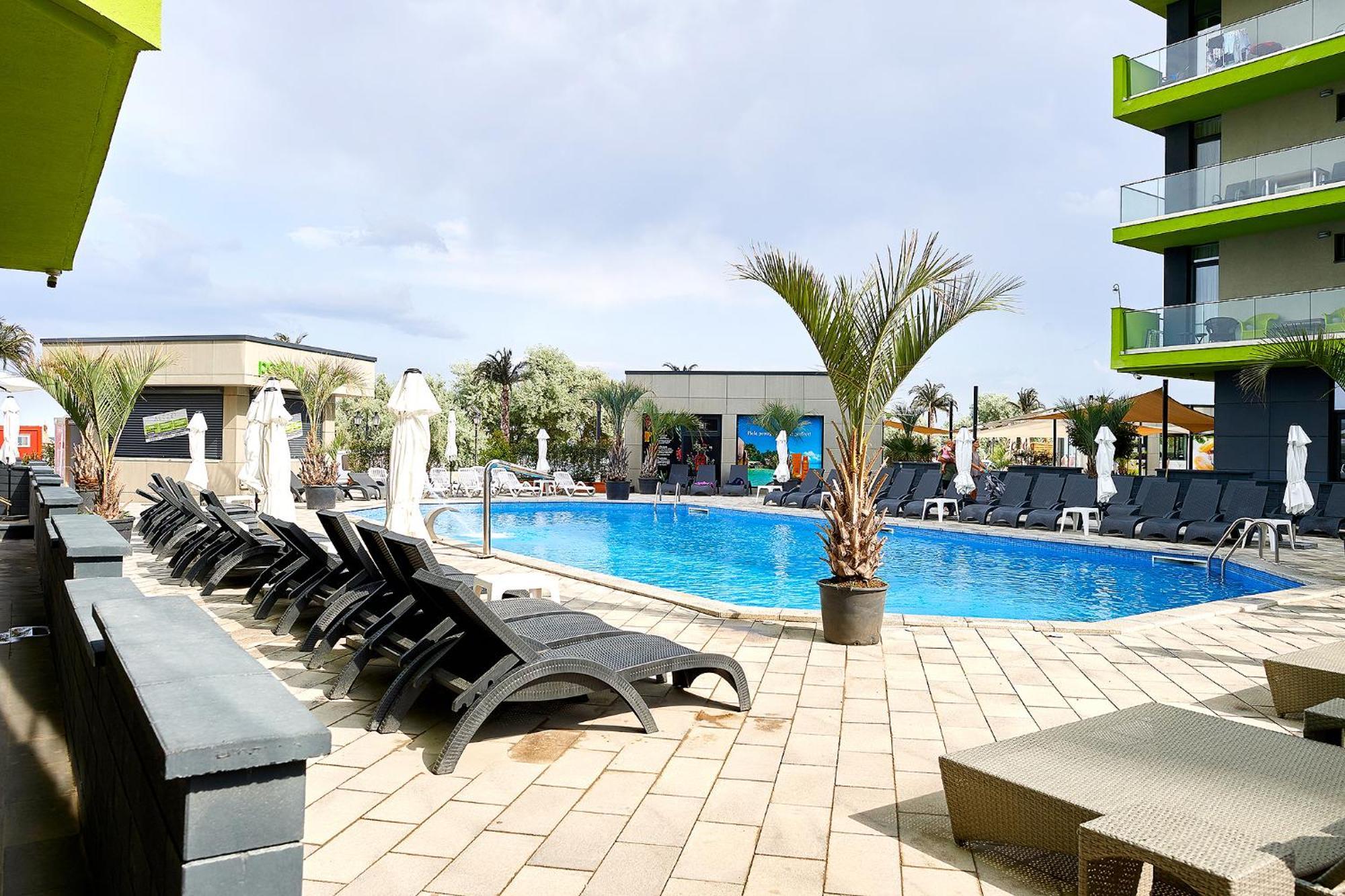 Diamond Sea View 2Br Apartment - Spa N Pools Resort Mamaia Buitenkant foto